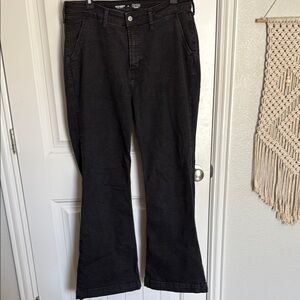 Old Navy Charcoal Flare Jeans size 14